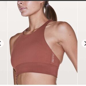 Lululemon x SoulCycle Brown Ride & Reflect Workout Yoga Gym Lift Sports Bra 6